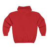 Gildan 18600 Unisex Full Zip Hoodie | Super Daddy Embroidery