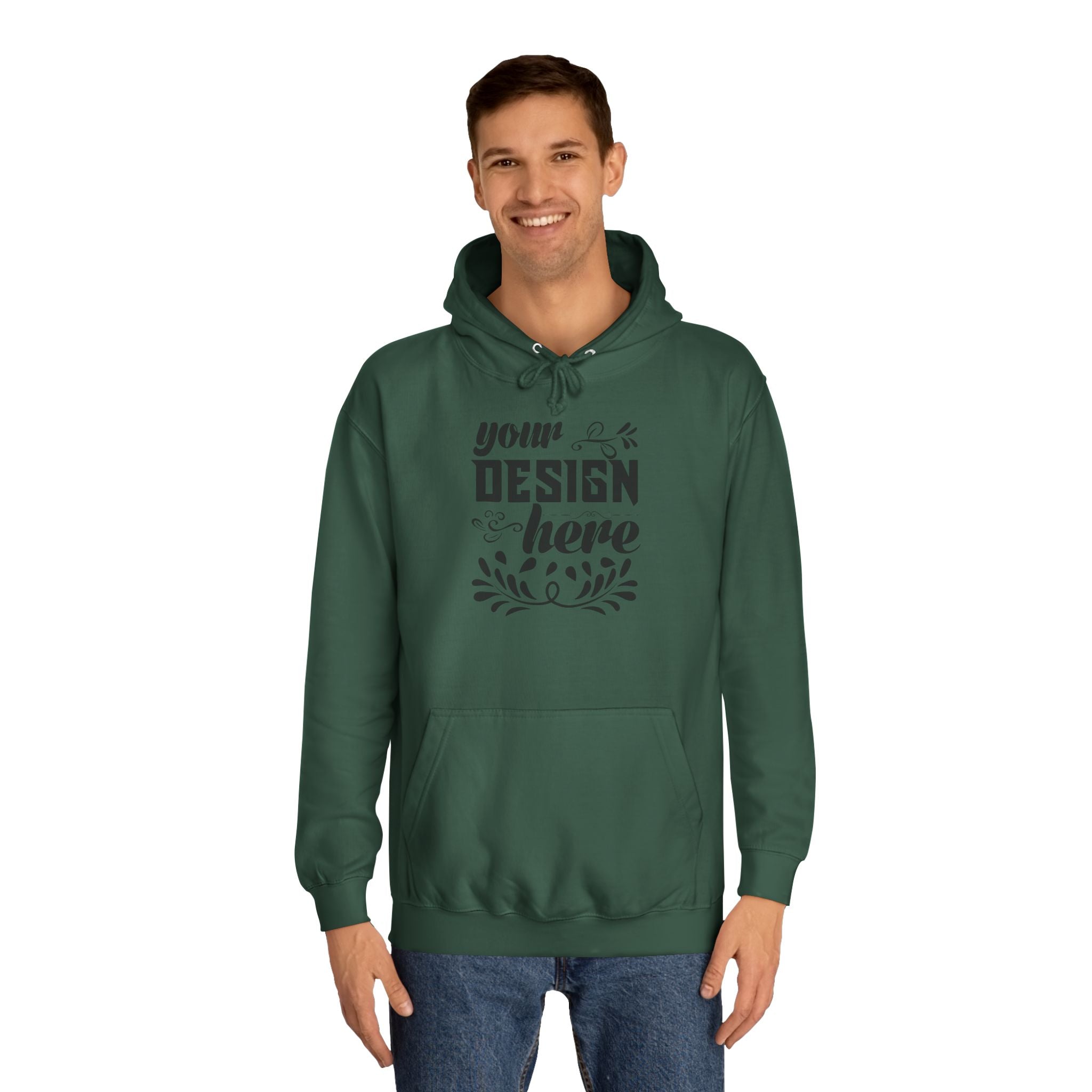 Customizable AWDis JH001 Unisex College Hoodie
