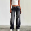 Nameria High Waist Straight Leg Denim Jeans Full Length