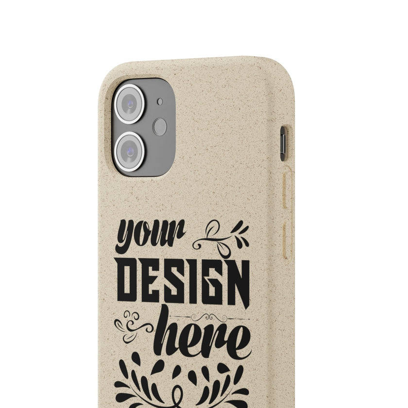 Customizable Biodegradable Phone Case Matte Finish Wireless Charging
