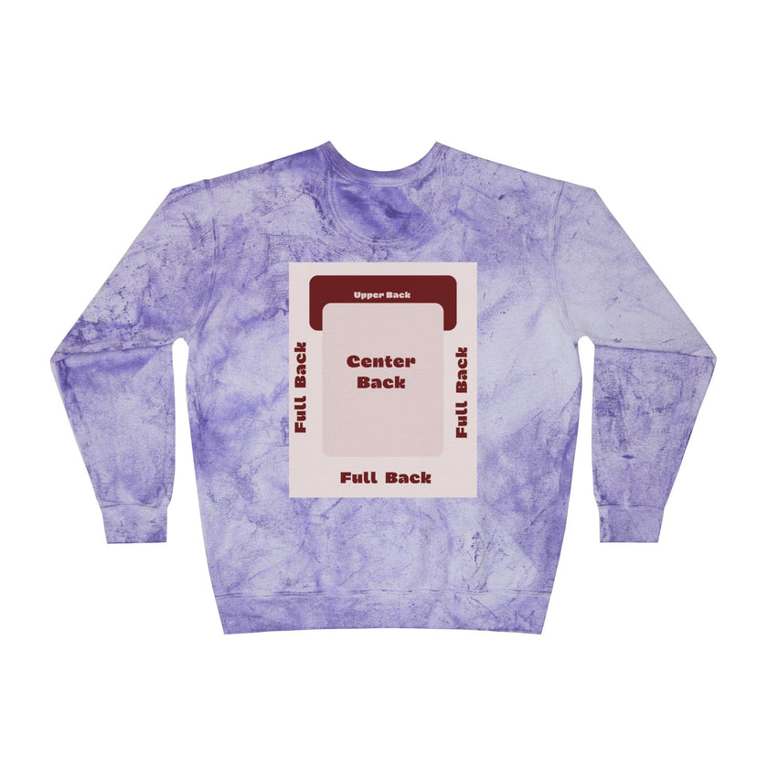 Customizable Comfort Colors 1545 Unisex Color Blast Crewneck Sweatshirt