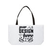 Customizable Spun Polyester Weekender Tote Bag With Lined Interior