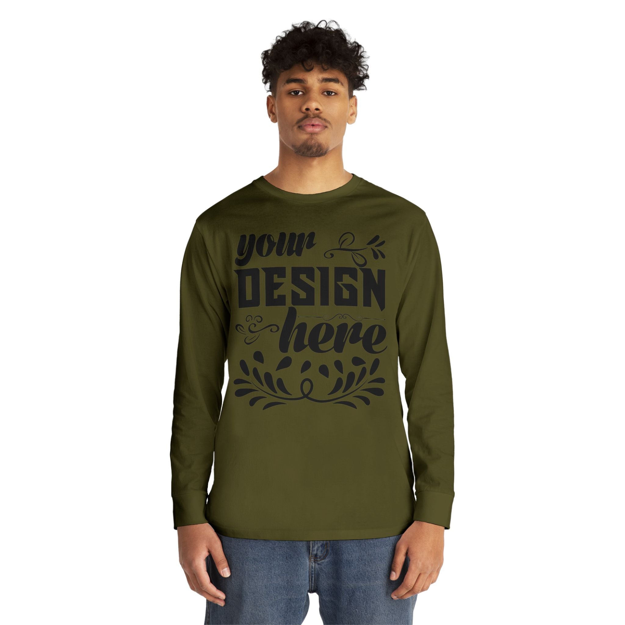 Customizable Lane Seven LS15009 Unisex Long Sleeve Crewneck Tee