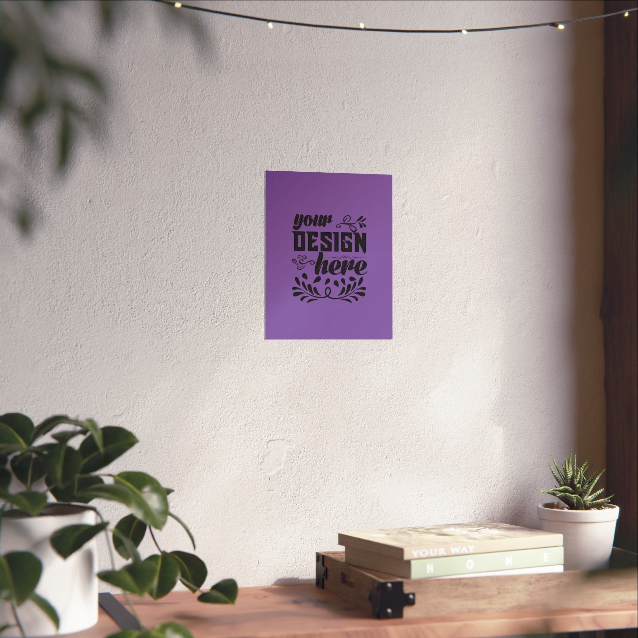 Customizable Matte Vertical Poster Print on Museum Grade Archival Paper