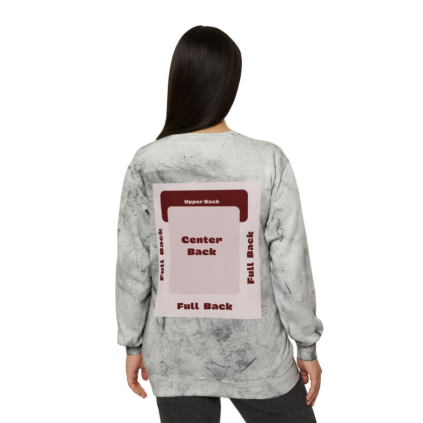 Customizable Comfort Colors 1545 Unisex Color Blast Crewneck Sweatshirt