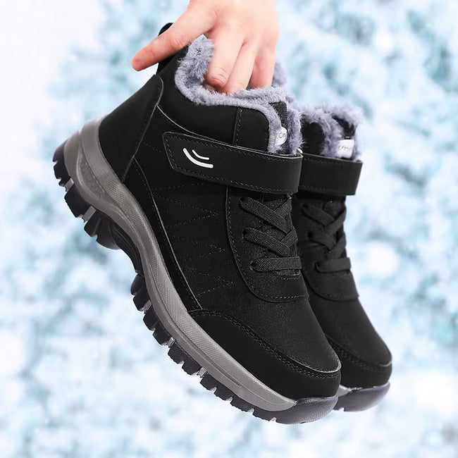 Nameria Womens Winter Snow Boots Fleece Lined Anti Slip Walking Design