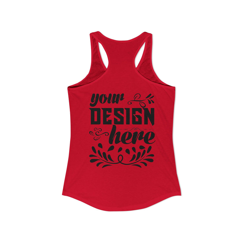 Customizable Next Level 1533 Womens Ideal Racerback Tank