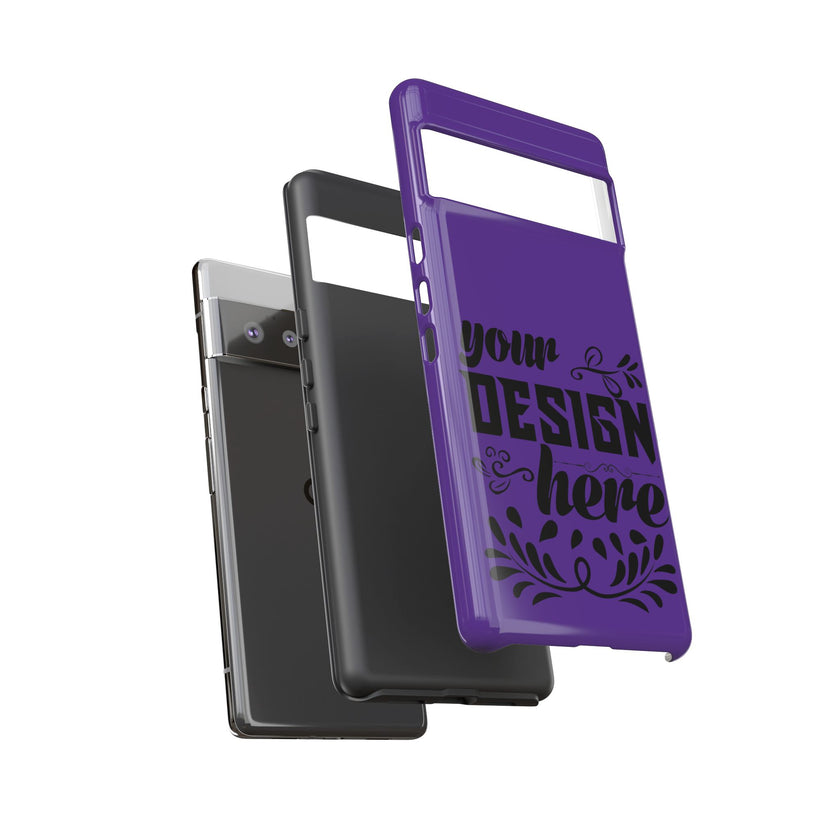 Customizable Tough Dual Layer Phone Case Polycarbonate TPU Liner Protective