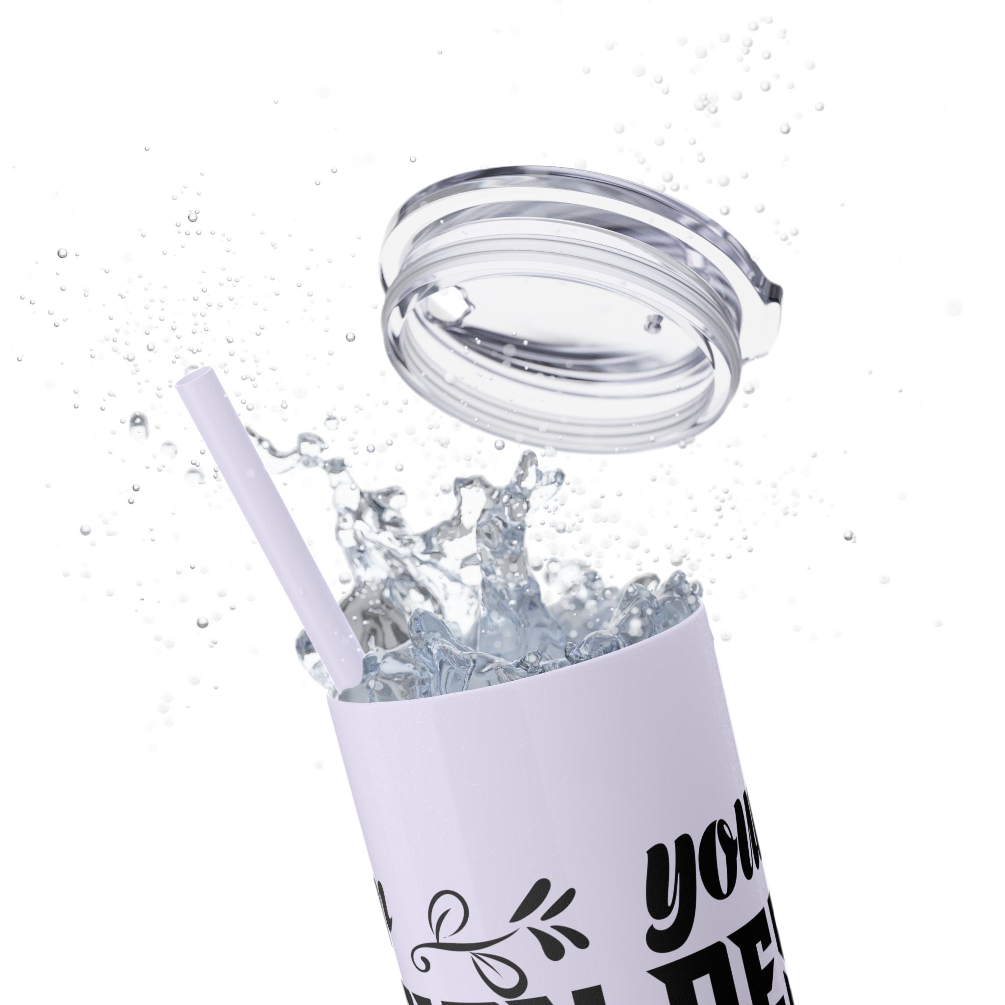 Customizable Maars 20oz Skinny Tumbler with Straw Stainless Steel
