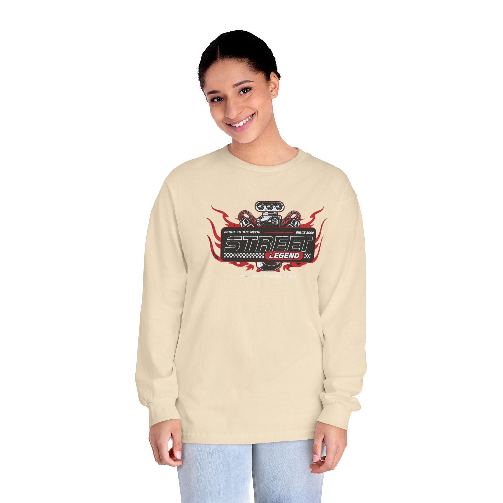 American Apparel 1304 Unisex Long Sleeve T-Shirt 