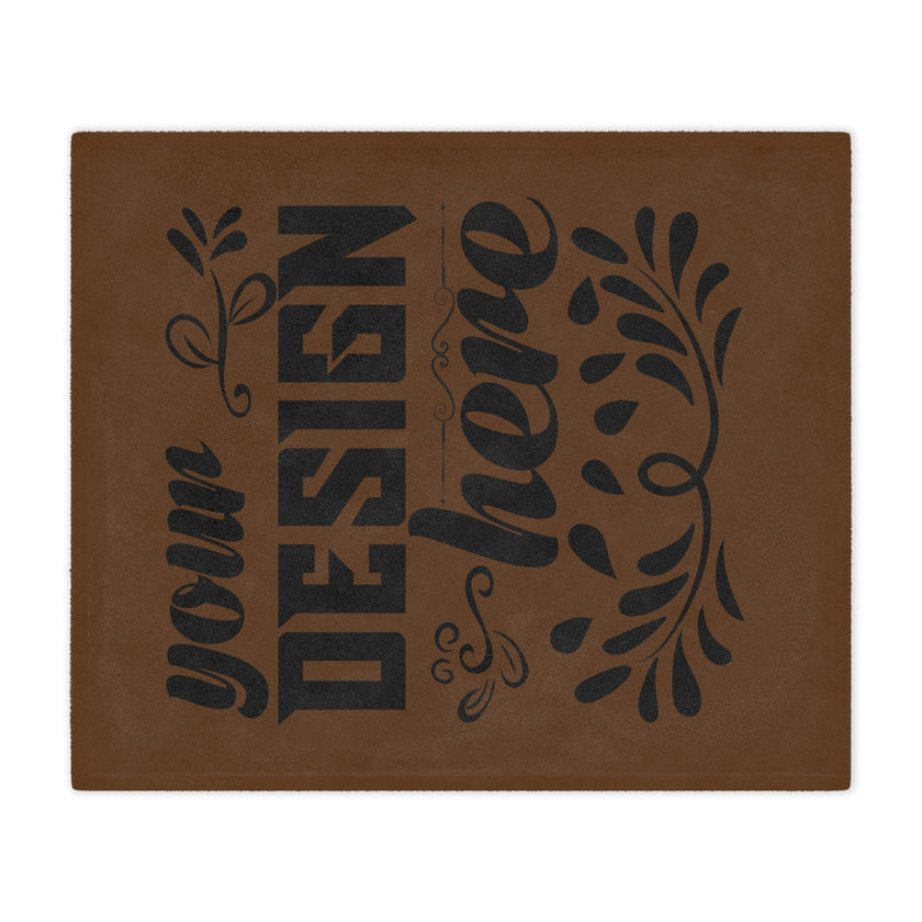 Customizable Minky Blanket 100% Polyester Microfiber Fleece 3 Sizes