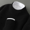 Nameria Wool Half Turtleneck Sweater Thick Knit Loose Fit