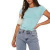 Nameria Milk Silk Blend Slim Fit Short Sleeve T-Shirt