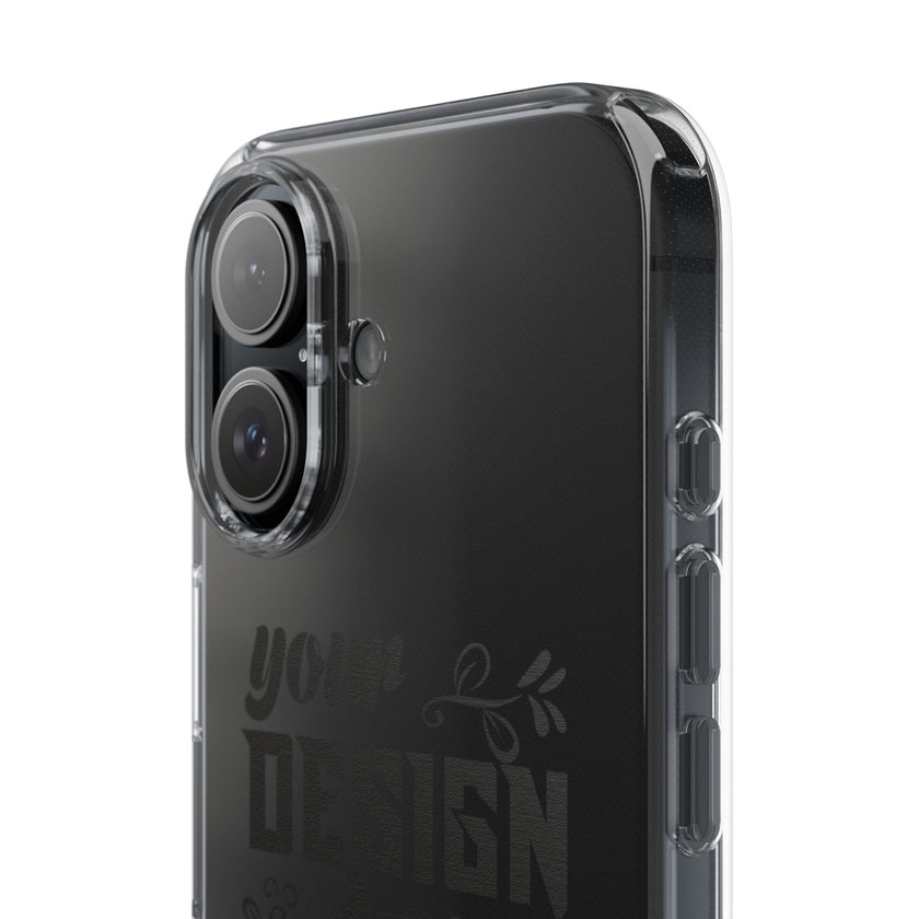Customizable Clear Impact Resistant Phone Case With TPU Sides Wireless Ready