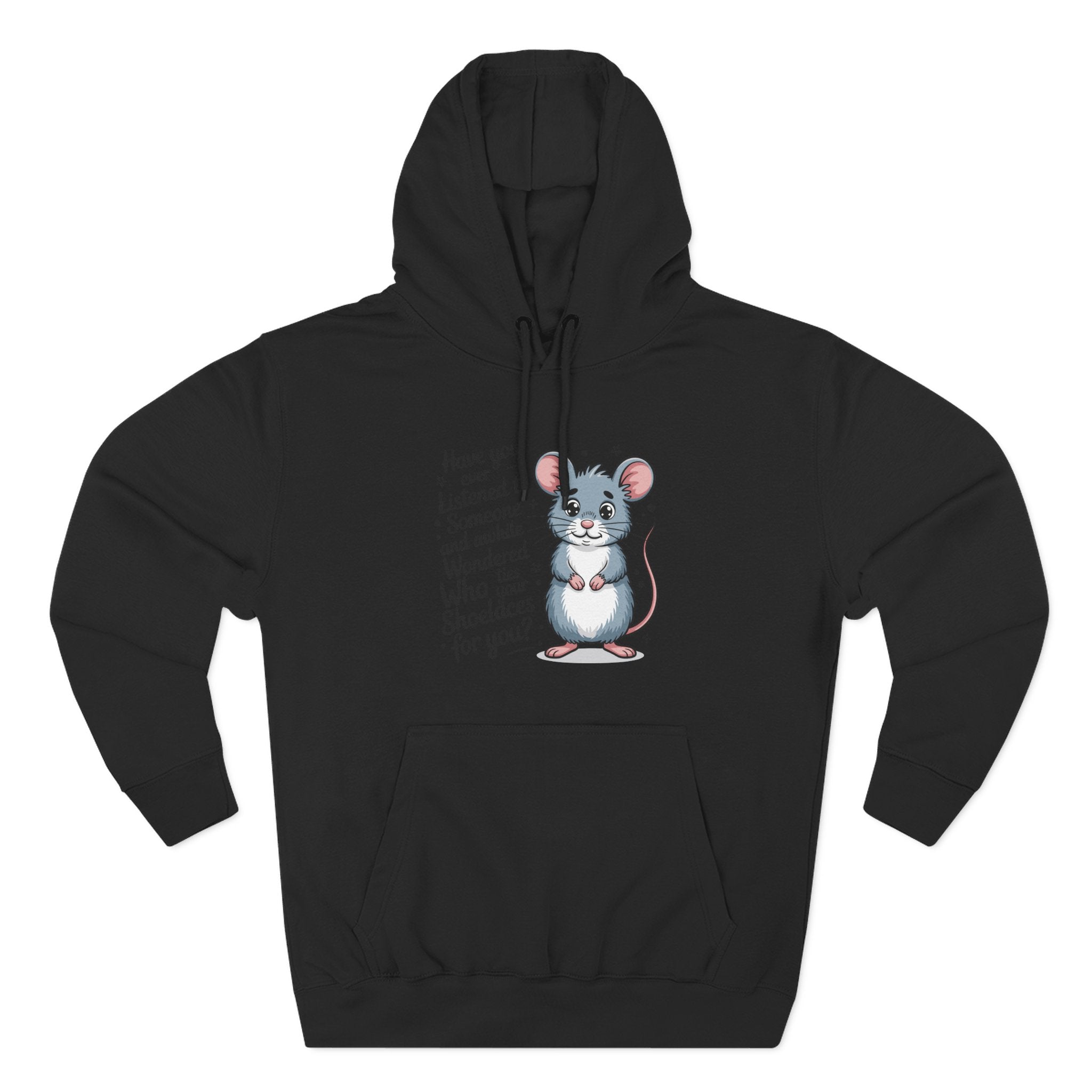 Lane Seven LS14001 Fleece Hoodie | Mouse Graphic Print
