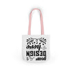 Customizable Canvas Tote Bag With 5 Color Strap Options All Over Print