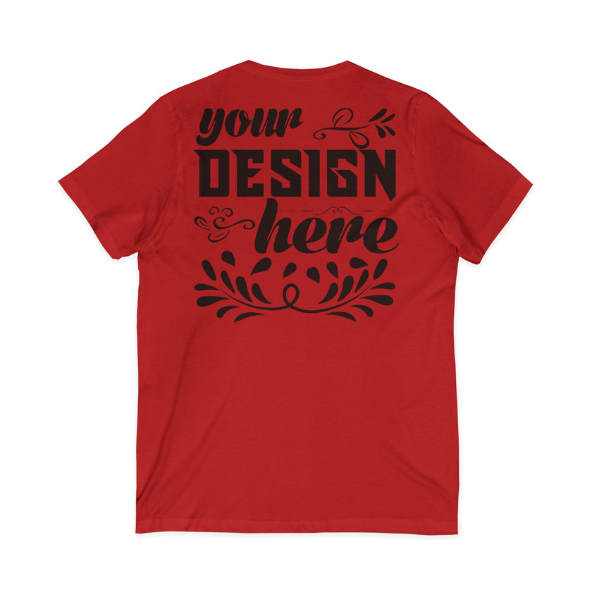 Customizable Bella+Canvas 3005 Unisex Jersey V-Neck Short Sleeve Tee