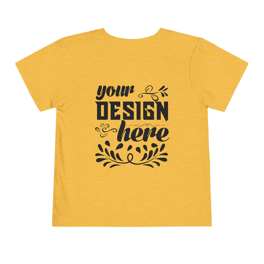 Customizable Bella+Canvas 3001T Toddler Short Sleeve T-Shirt Jersey