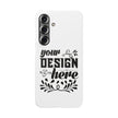 Customizable Snap Phone Case Slim Lightweight Polycarbonate Gloss Or Matte