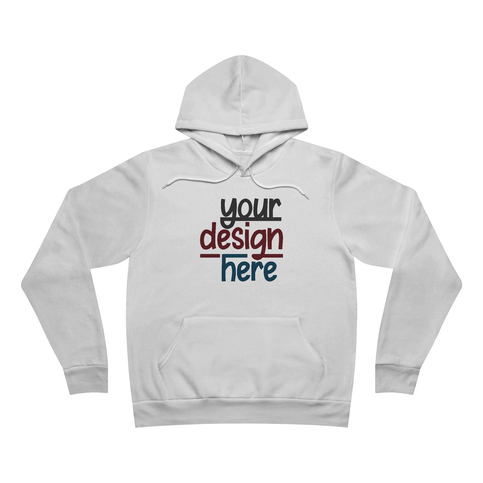 Customizable Bella+Canvas 3719 Unisex Sponge Fleece Pullover Hoodie