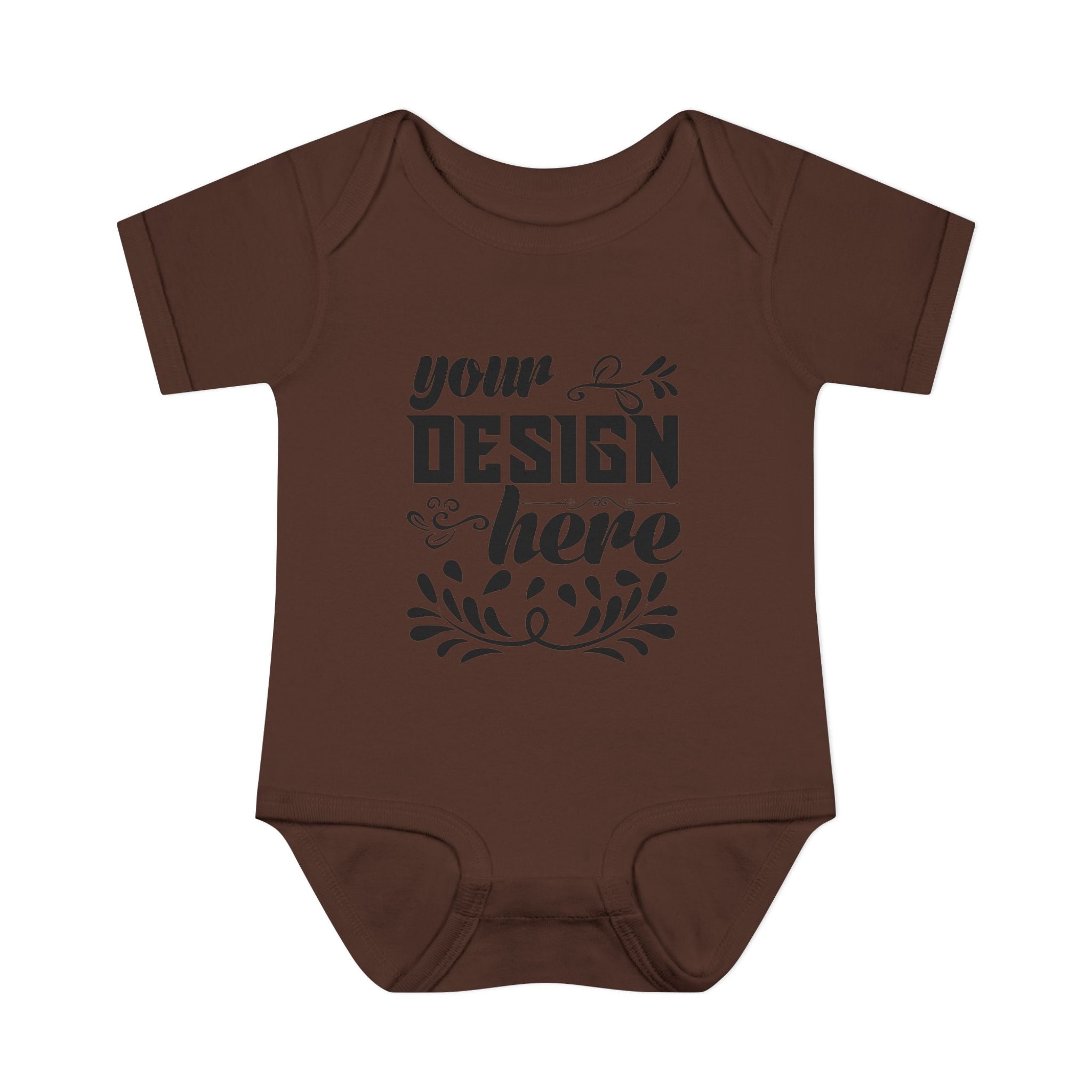 Customizable Infant Baby Rib Bodysuit Rabbit Skins 4400 Unisex