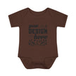 Customizable Infant Baby Rib Bodysuit Rabbit Skins 4400 Unisex