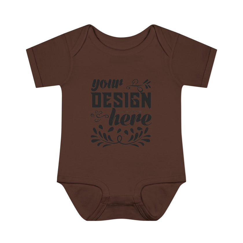 Customizable Infant Baby Rib Bodysuit Rabbit Skins 4400 Unisex
