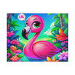 Generic Jigsaw Puzzle | Flamingo Illustration Graphic Print