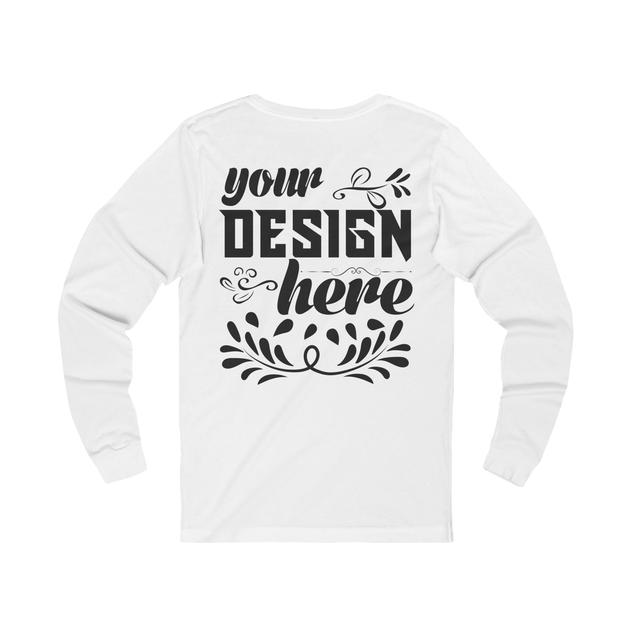 Customizable Bella+Canvas 3501 Unisex Jersey Long Sleeve Tee