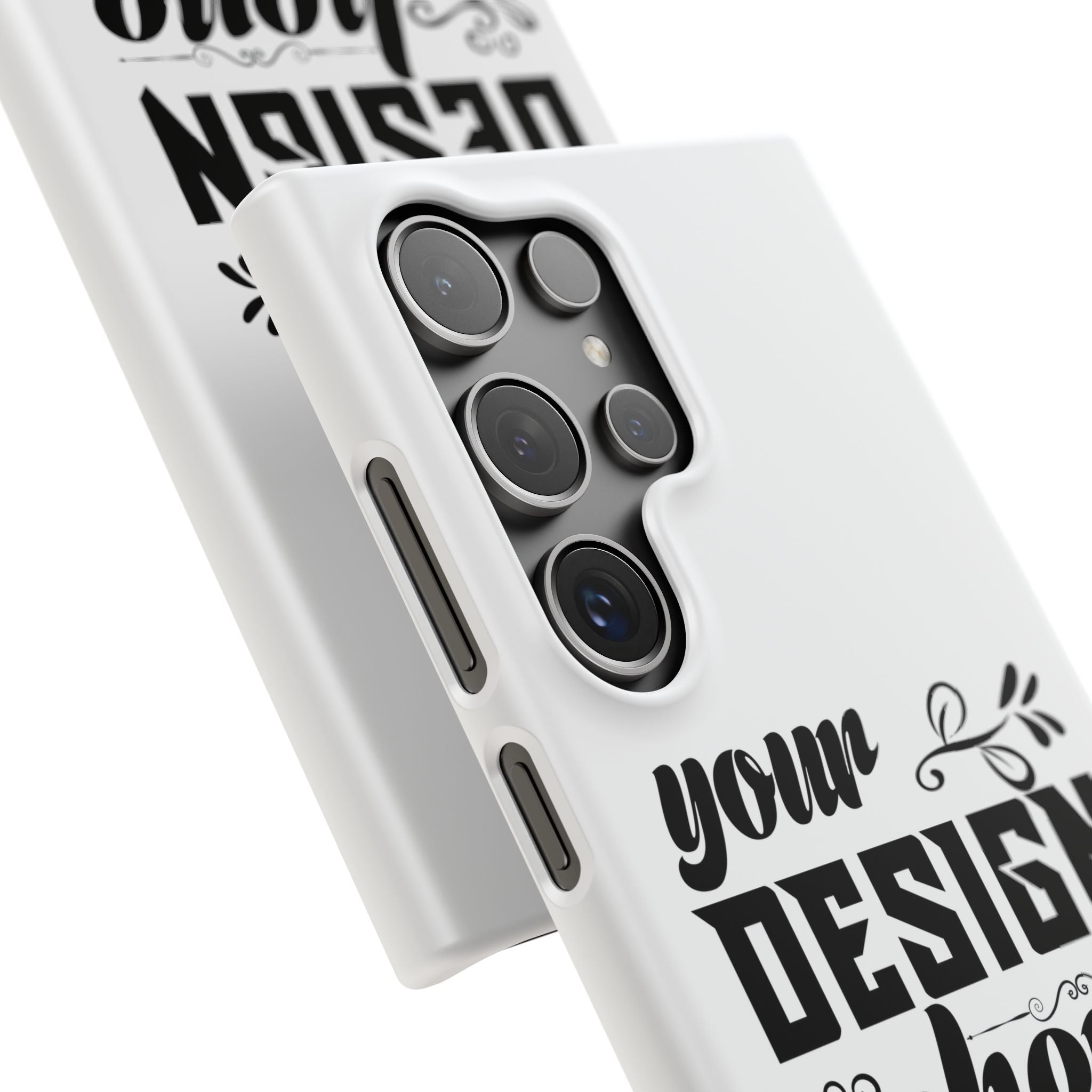 Customizable Snap Phone Case Slim Lightweight Polycarbonate Gloss Or Matte