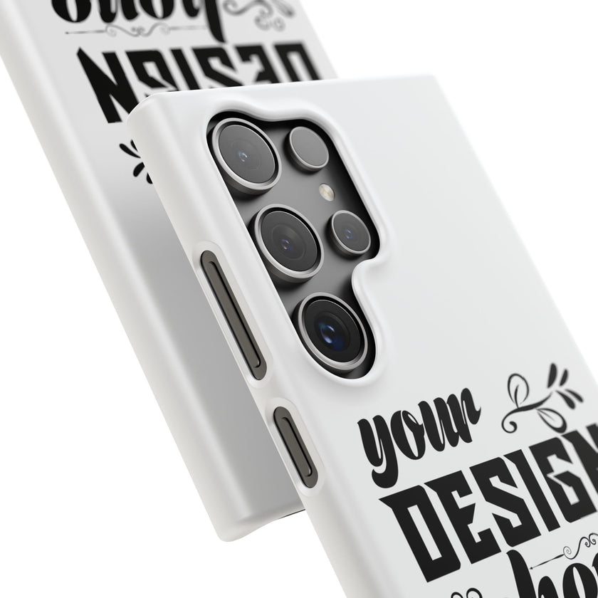 Customizable Snap Phone Case Slim Lightweight Polycarbonate Gloss Or Matte