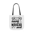 Customizable Canvas Tote Bag With 5 Color Strap Options All Over Print