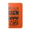 Customizable Flip Folio Phone Case With Card Slots Stand And Elastic Strap
