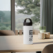 Customizable Stainless Steel Water Bottle with Handle Lid in Three Sizes