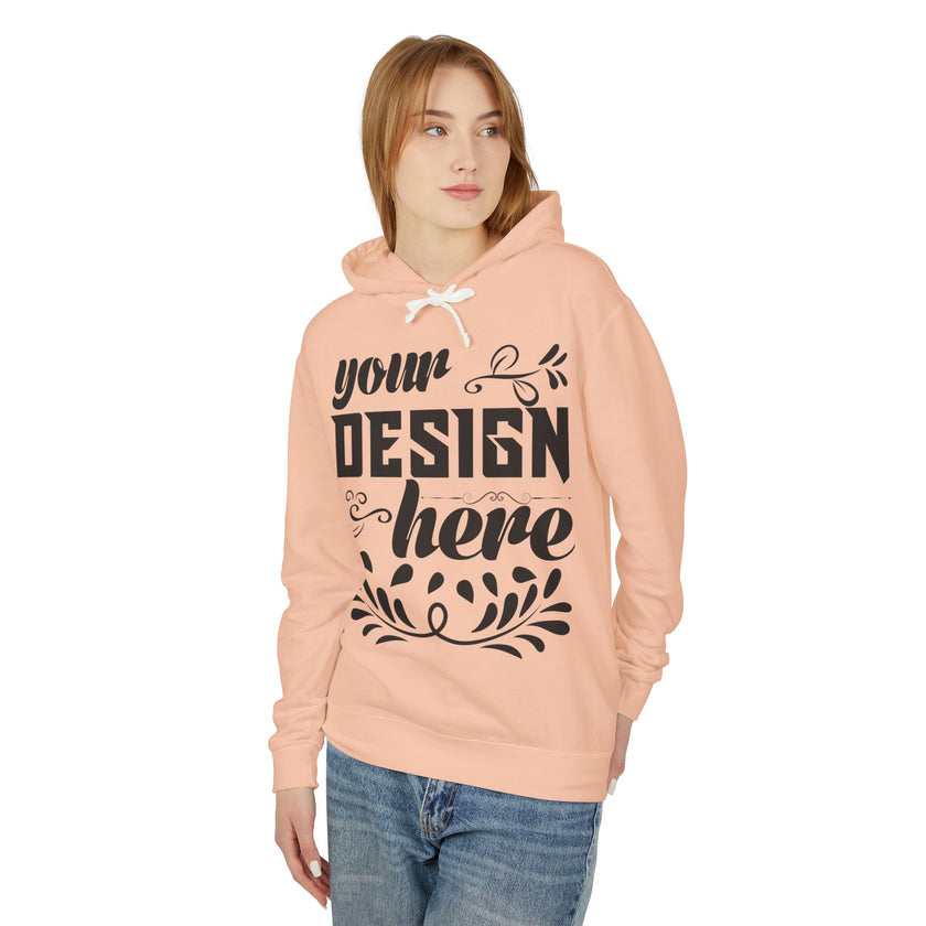 Customizable Comfort Colors 1467 Unisex Lightweight Hooded Sweatshirt