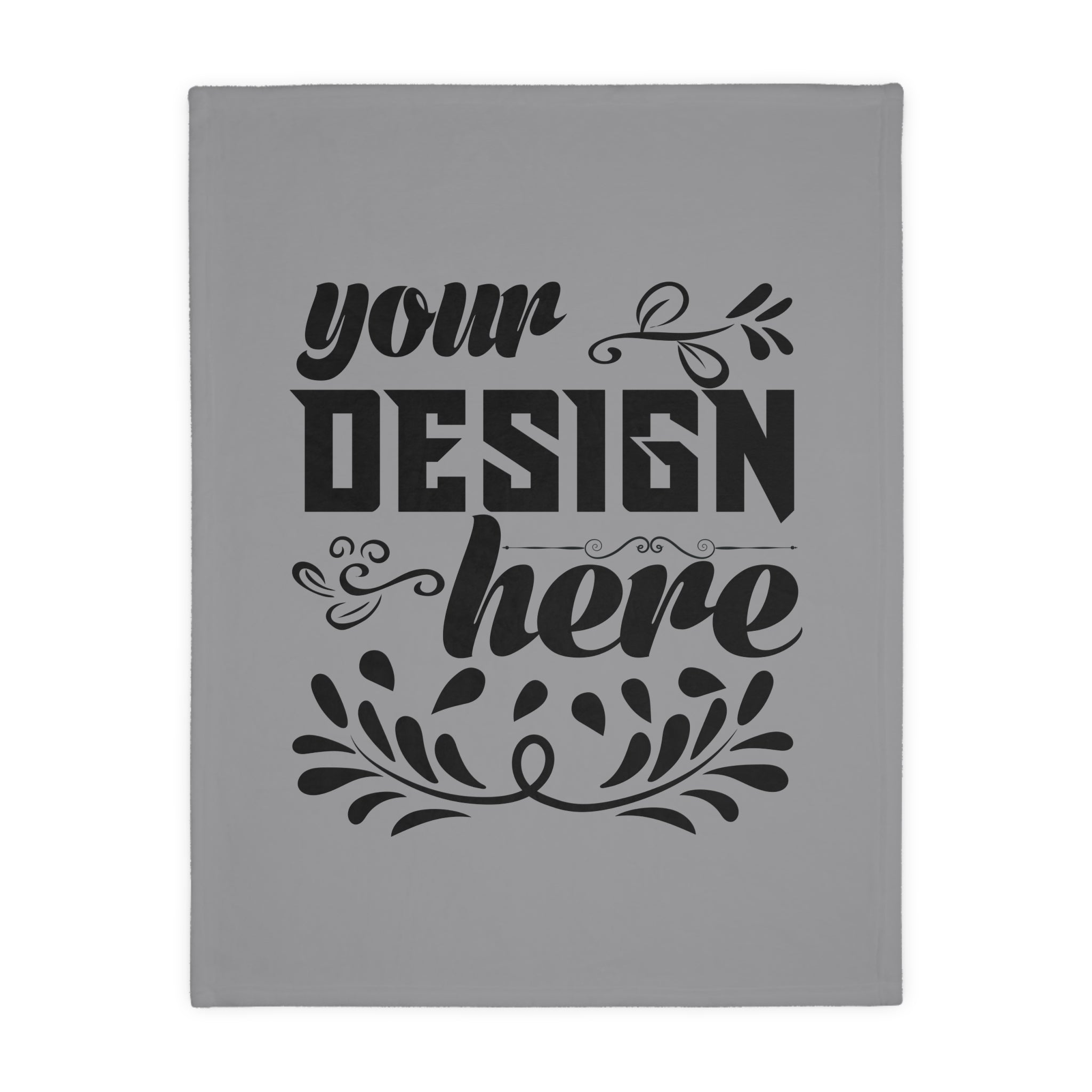 Customizable Velveteen Microfiber Blanket Two Sided Print 3 Sizes