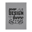 Customizable Velveteen Microfiber Blanket Two Sided Print 3 Sizes