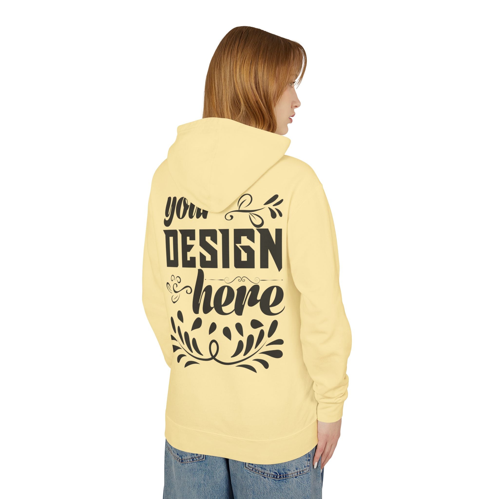 Customizable Comfort Colors 1467 Unisex Lightweight Hooded Sweatshirt