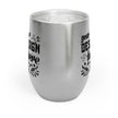 Customizable 12oz Vacuum Insulated Stainless Steel Wine Tumbler with Lid