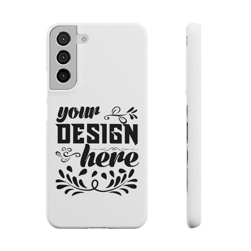 Customizable Snap Phone Case Slim Lightweight Polycarbonate Gloss Or Matte