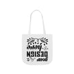 Customizable Canvas Tote Bag With 5 Color Strap Options All Over Print