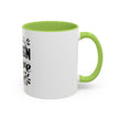 Customizable Accent Coffee Mug 11oz and 15oz Colored Interior Handle