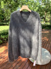 Nameria Womens Cashmere V Neck Sweater Pullover Long Sleeve