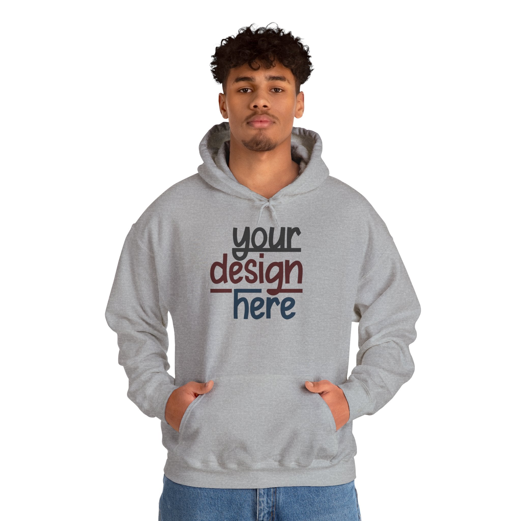 Customizable Gildan 18500 Unisex Heavy Blend Hooded Sweatshirt