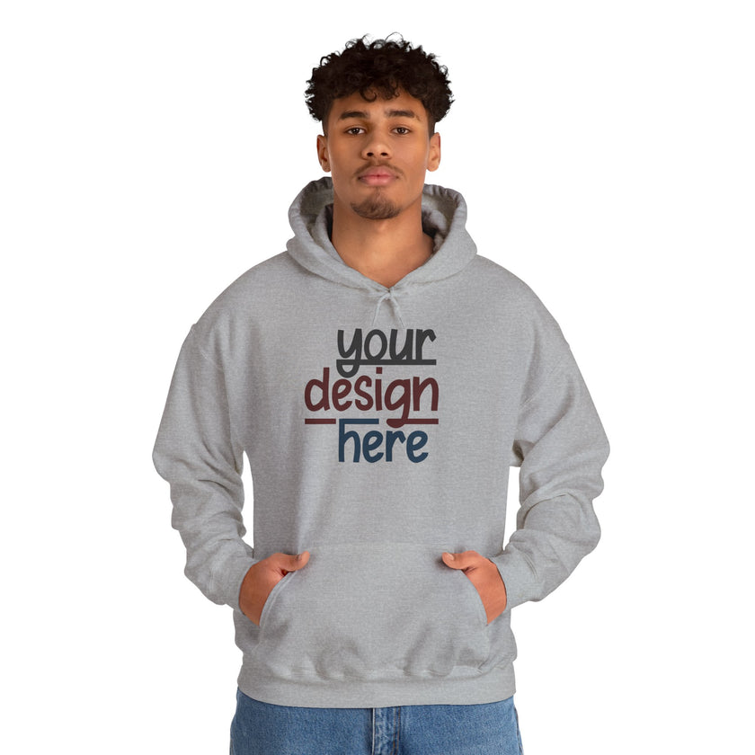 Customizable Gildan 18500 Unisex Heavy Blend Hooded Sweatshirt