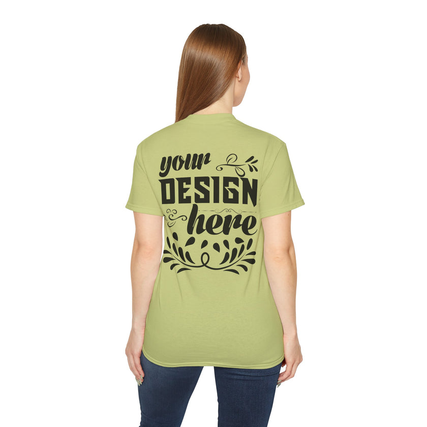 Customizable Gildan 2000 Unisex Ultra Cotton Crew Neck T-Shirt