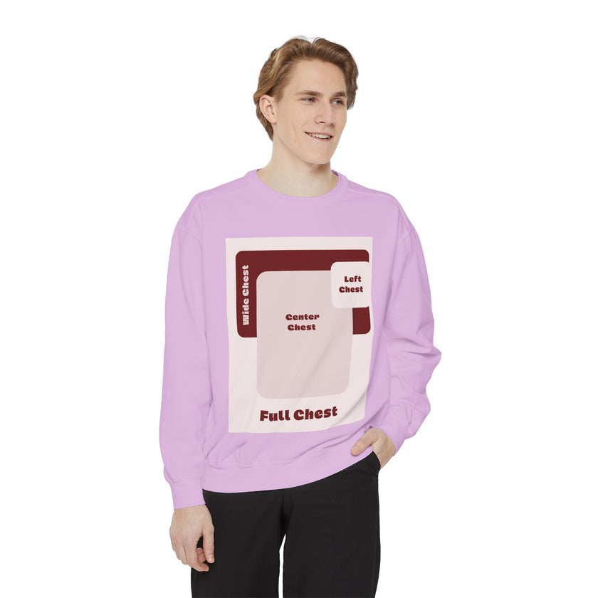 Customizable Comfort Colors 1566 Unisex Garment Dyed Sweatshirt DTG Custom Design