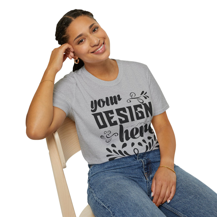 Customizable Gildan 64000 Unisex Softstyle T-Shirt Classic Fit