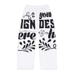 Customizable Mens Pajama Pants All Over Print Light Brushed Polyester
