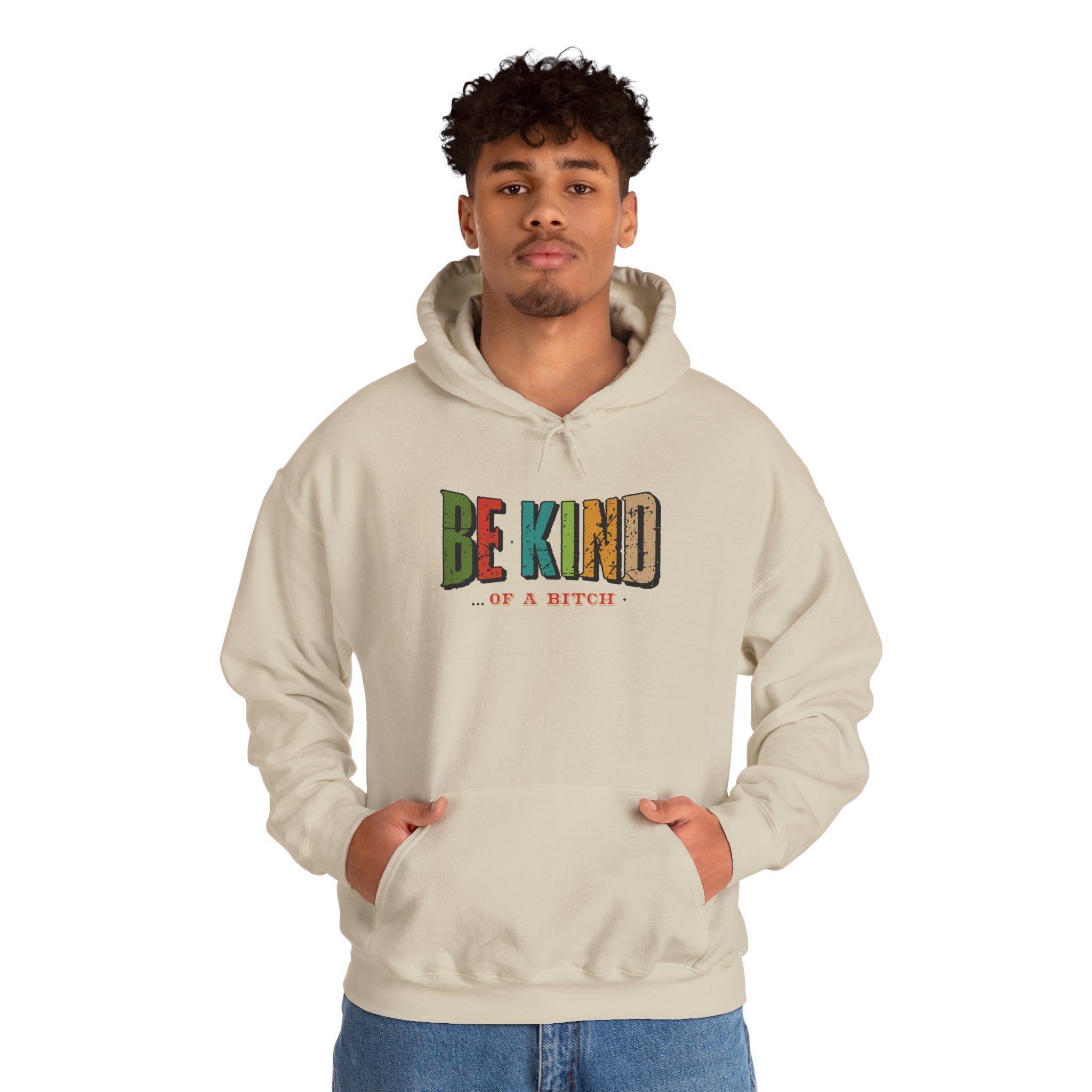 Gildan 18500 Unisex Heavy Blend Hoodie | Be Kind Graphic Print